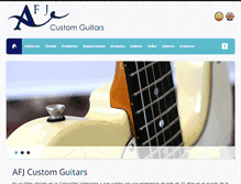 Tablet Screenshot of afjguitars.com